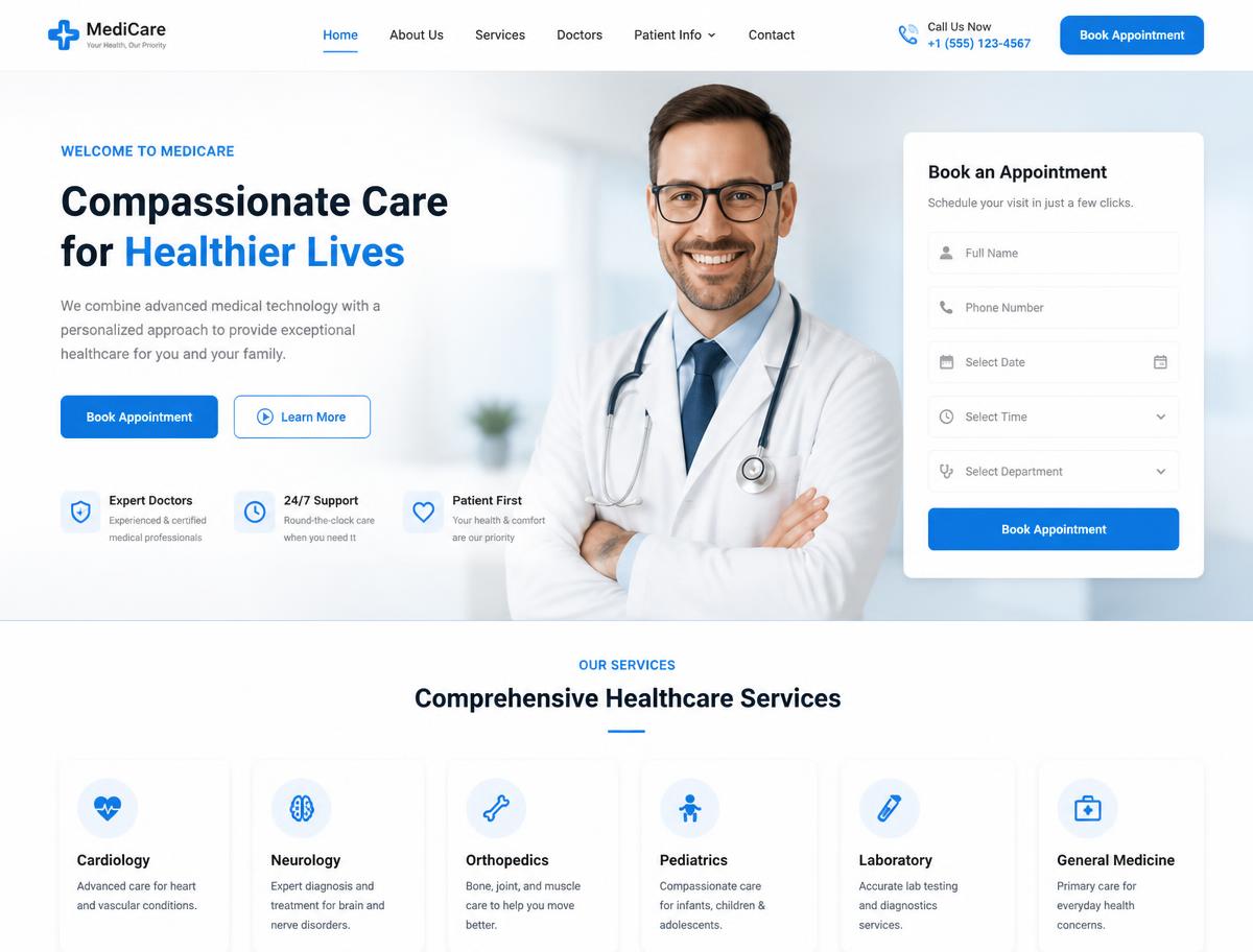 Diseño conceptual: Página web para clínica